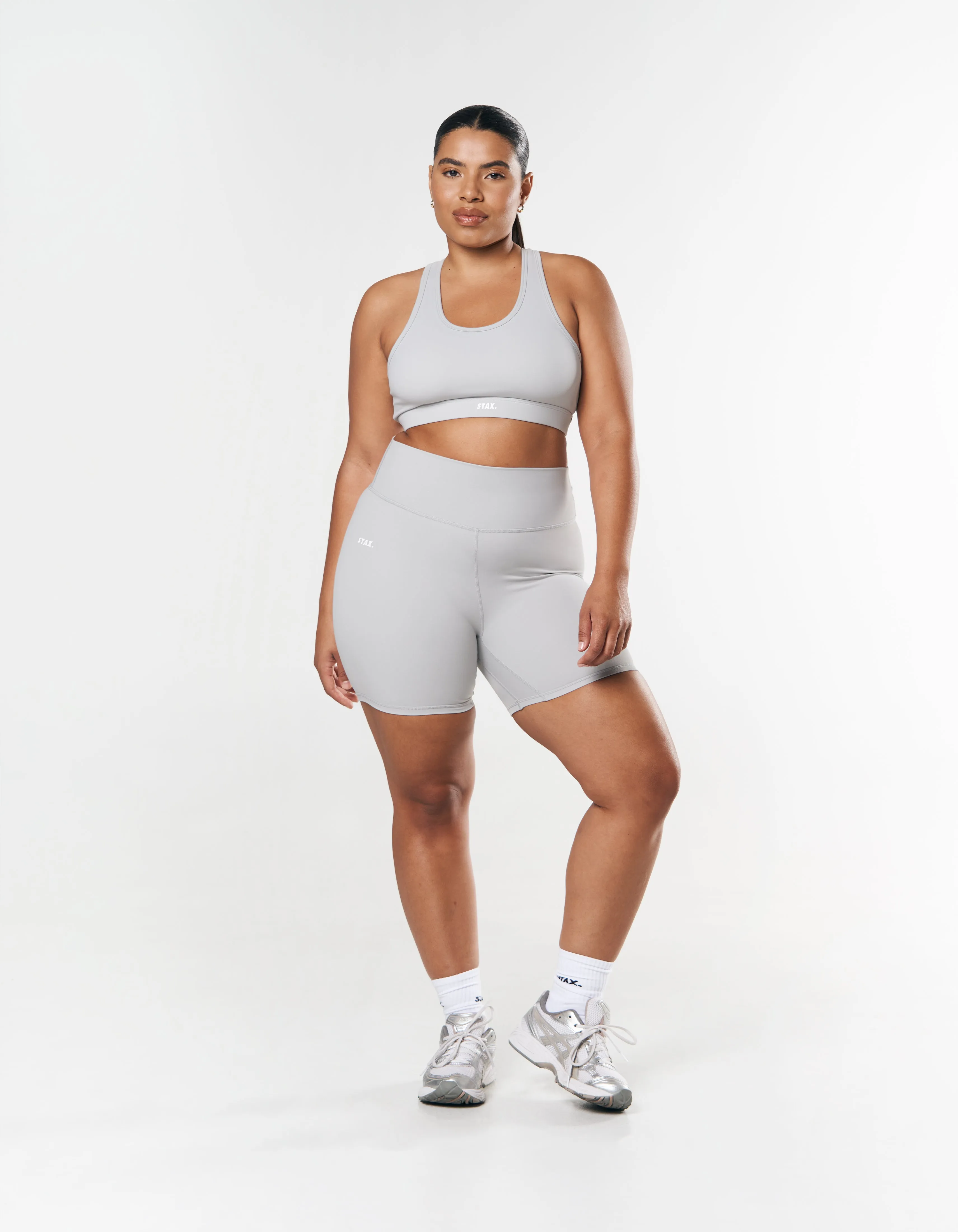Midi Bike Shorts NANDEX ™ - Light Grey