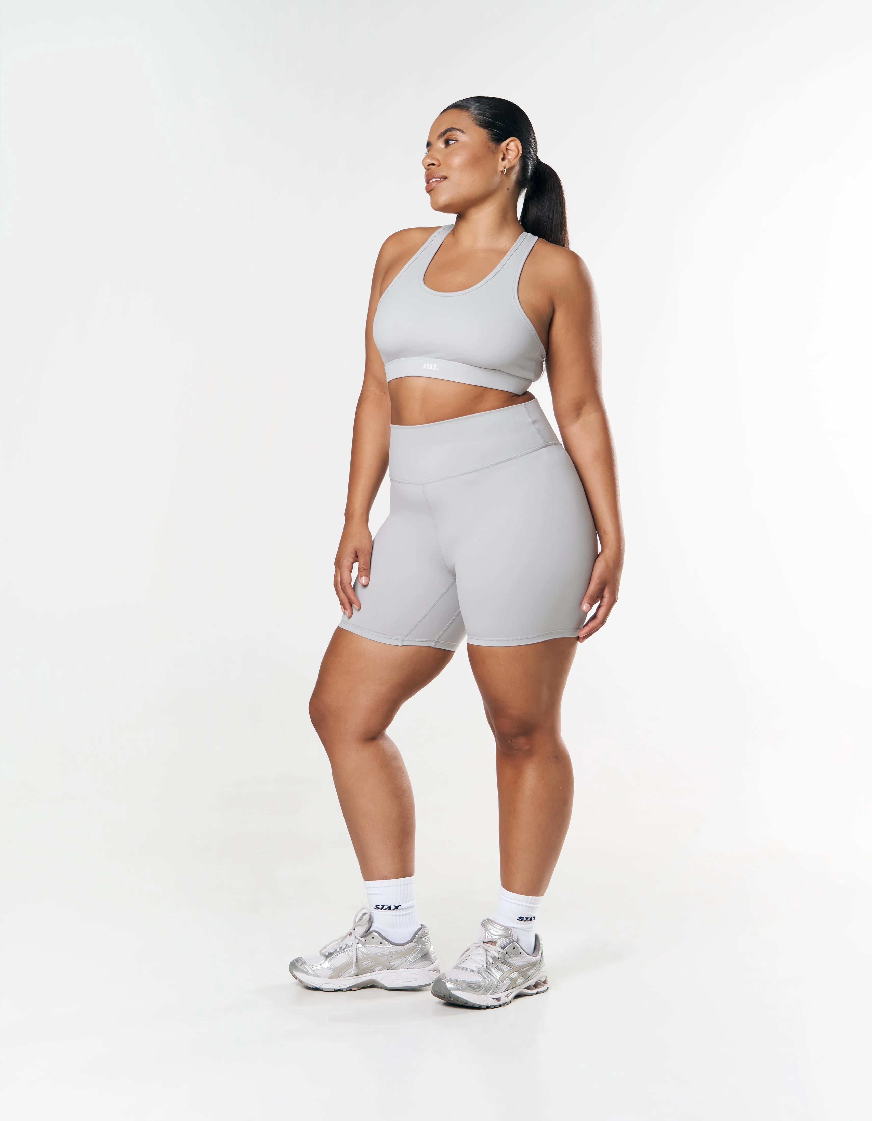 Midi Bike Shorts NANDEX ™ - Light Grey