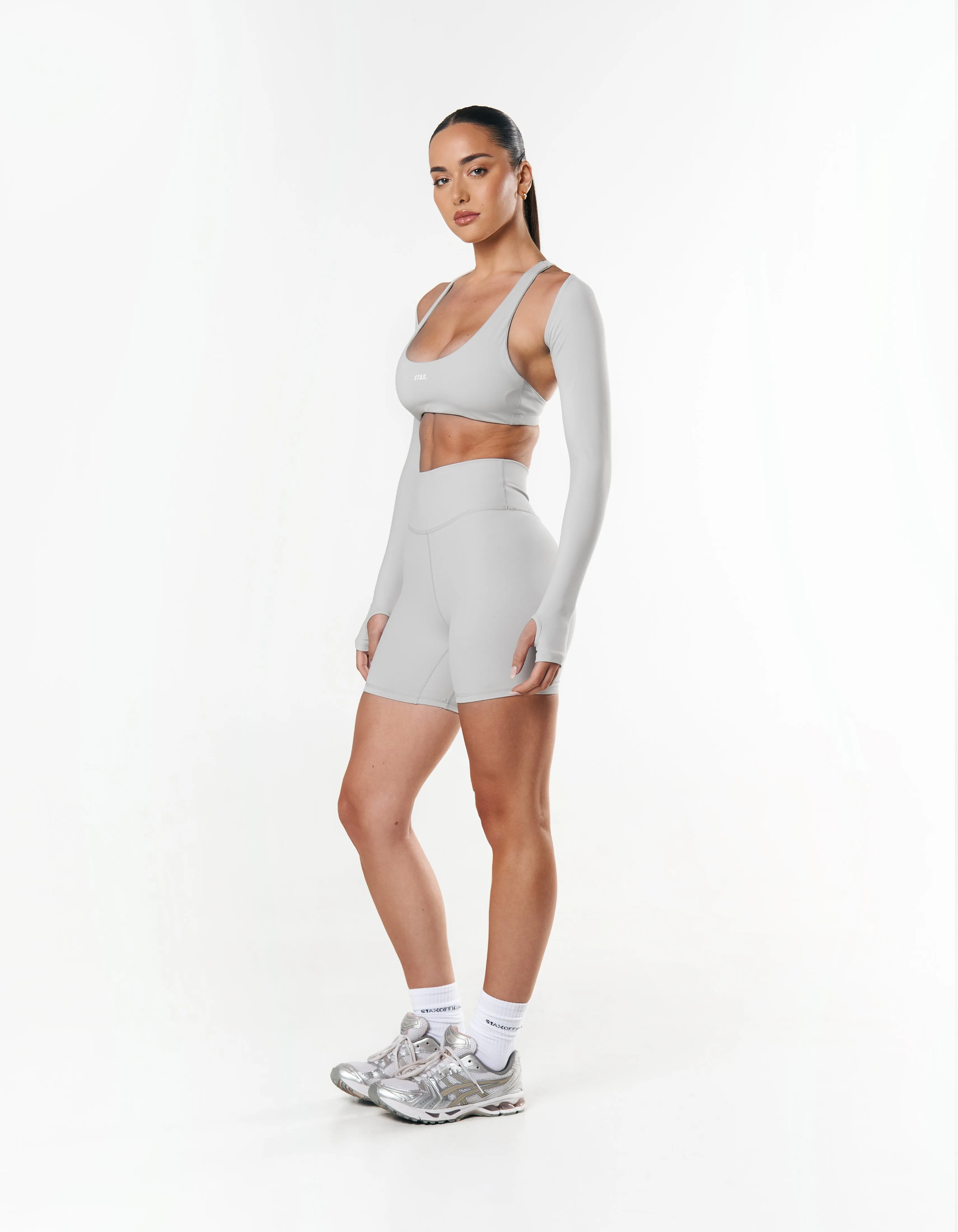 Midi Bike Shorts NANDEX ™ - Light Grey