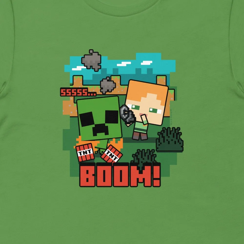 Minecraft BOOM Short Sleeve T-Shirt