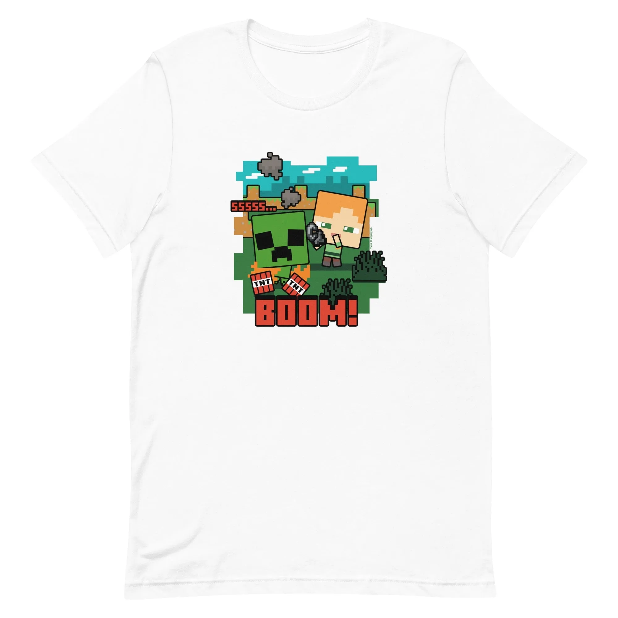 Minecraft BOOM Short Sleeve T-Shirt