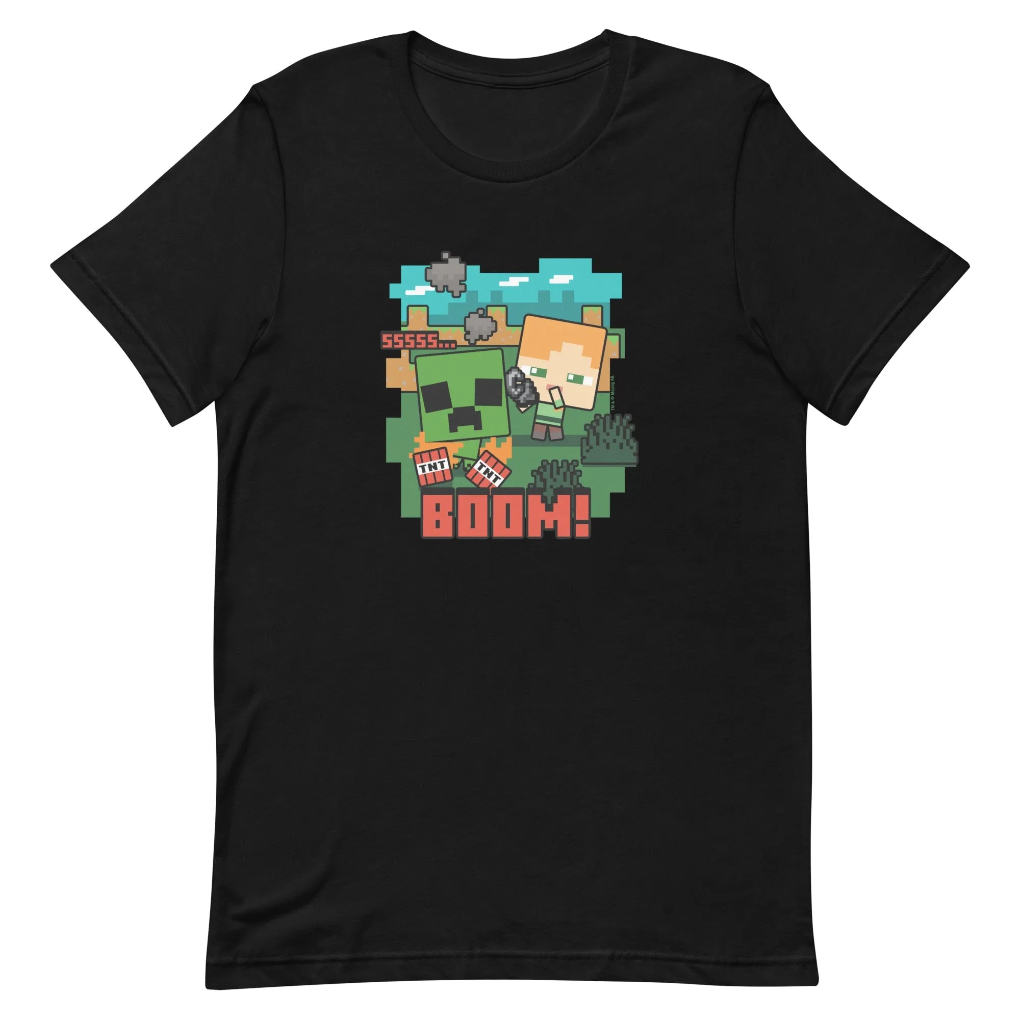 Minecraft BOOM Short Sleeve T-Shirt