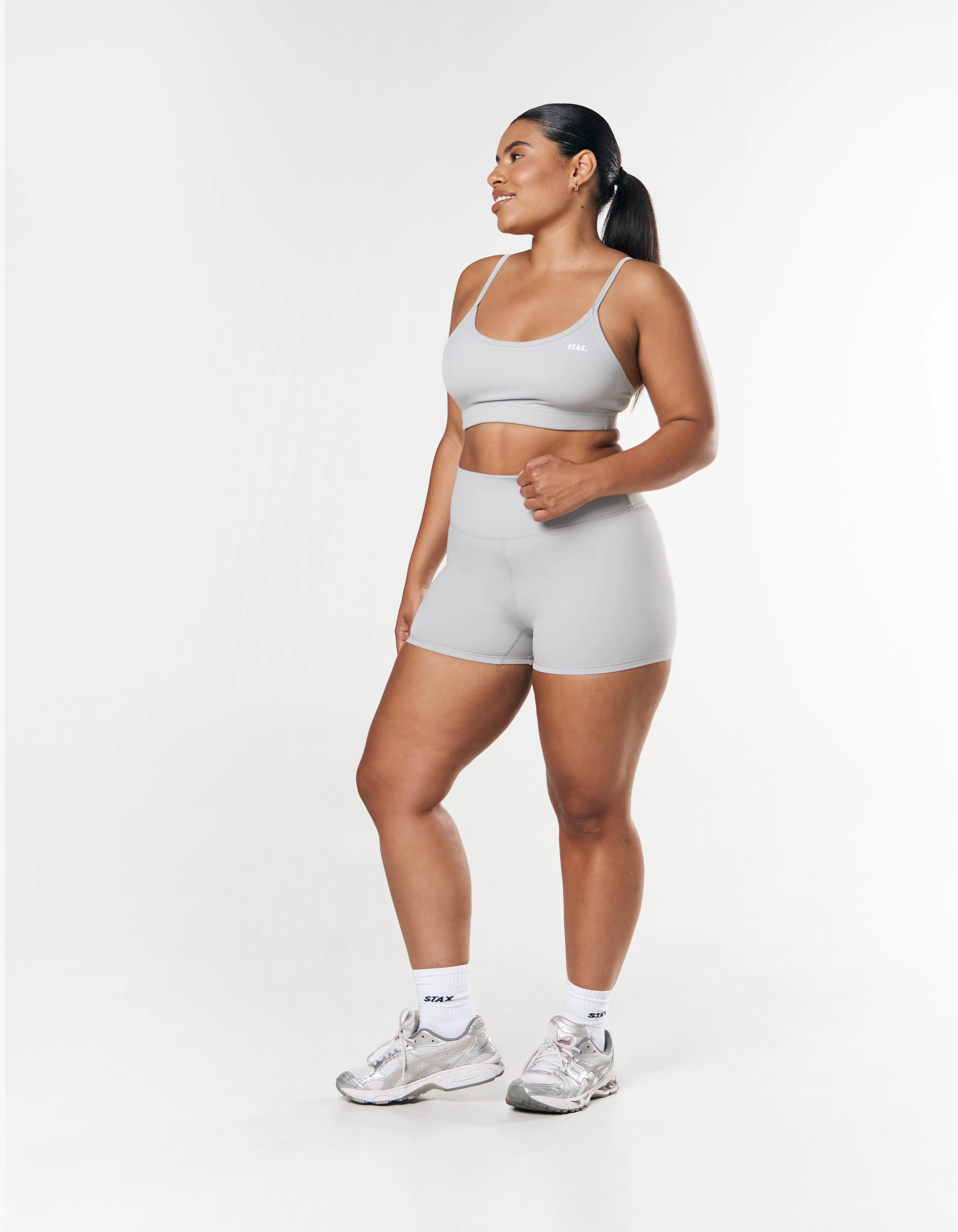Mini Bike Shorts NANDEX ™ - Light Grey