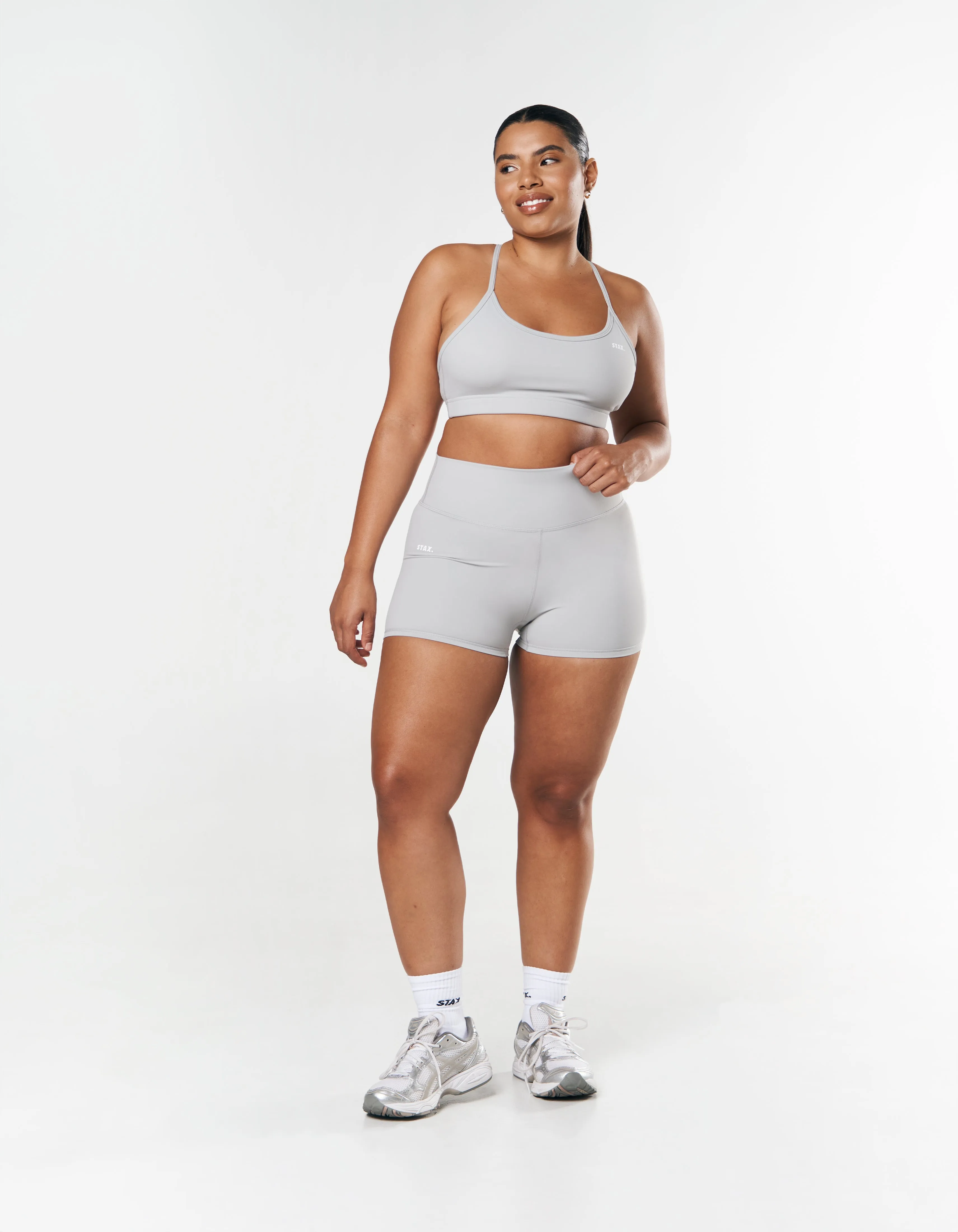 Mini Bike Shorts NANDEX ™ - Light Grey