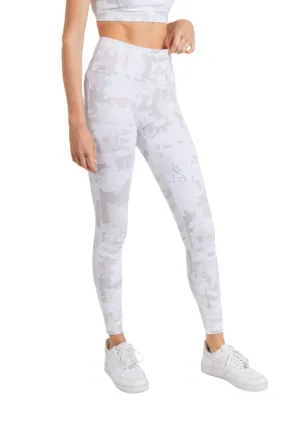 Mono B Pink Dawn Camo Print High-Waisted Leggings APH3044