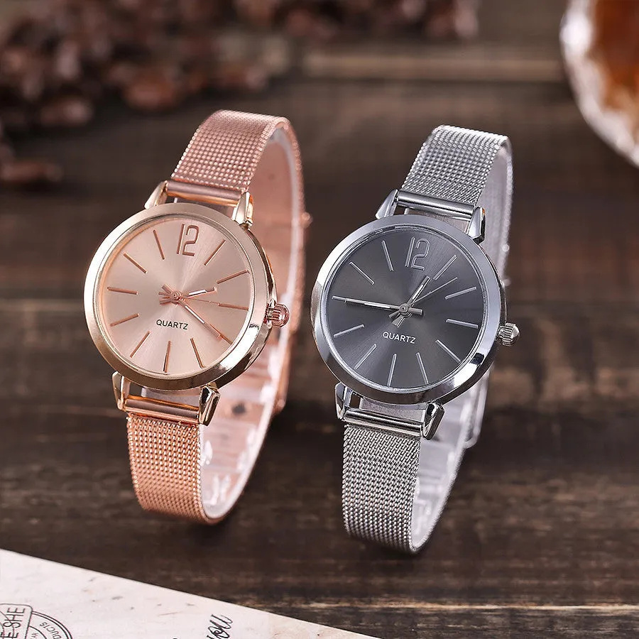 Montre 2019 Femme Vansvar Casual Round Elegant Women watches Luxury Quartz Stainless Steel Band Marble Strap Watch Analog Wrist