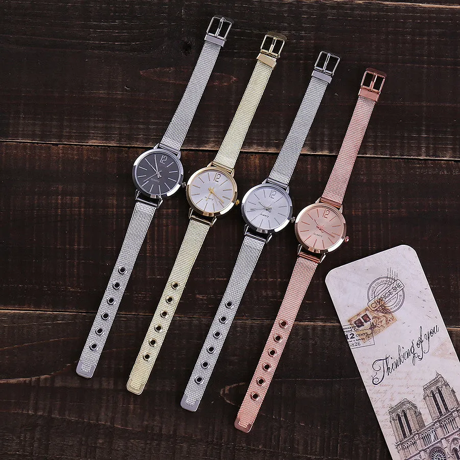 Montre 2019 Femme Vansvar Casual Round Elegant Women watches Luxury Quartz Stainless Steel Band Marble Strap Watch Analog Wrist