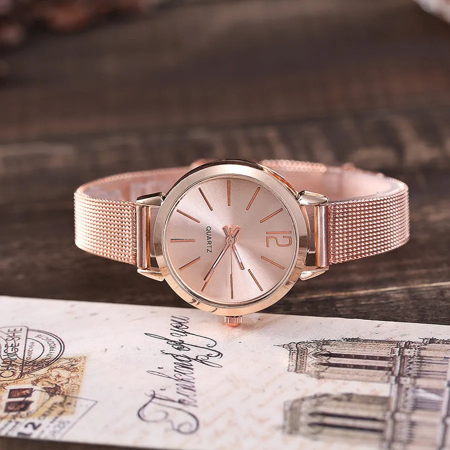 Montre 2019 Femme Vansvar Casual Round Elegant Women watches Luxury Quartz Stainless Steel Band Marble Strap Watch Analog Wrist