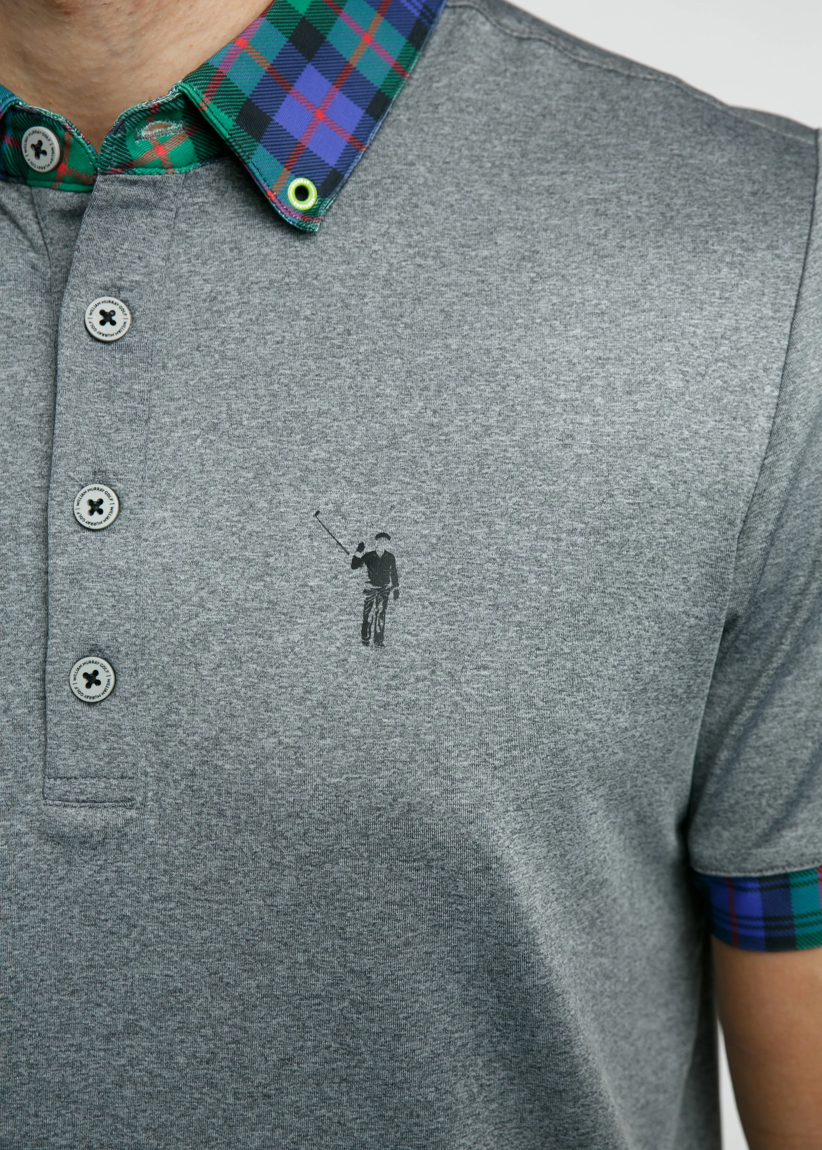 Murray Family Ties Men's Polo | Charcoal