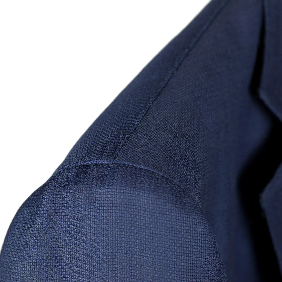 Navy mohair & wool blazer, 10/11 oz