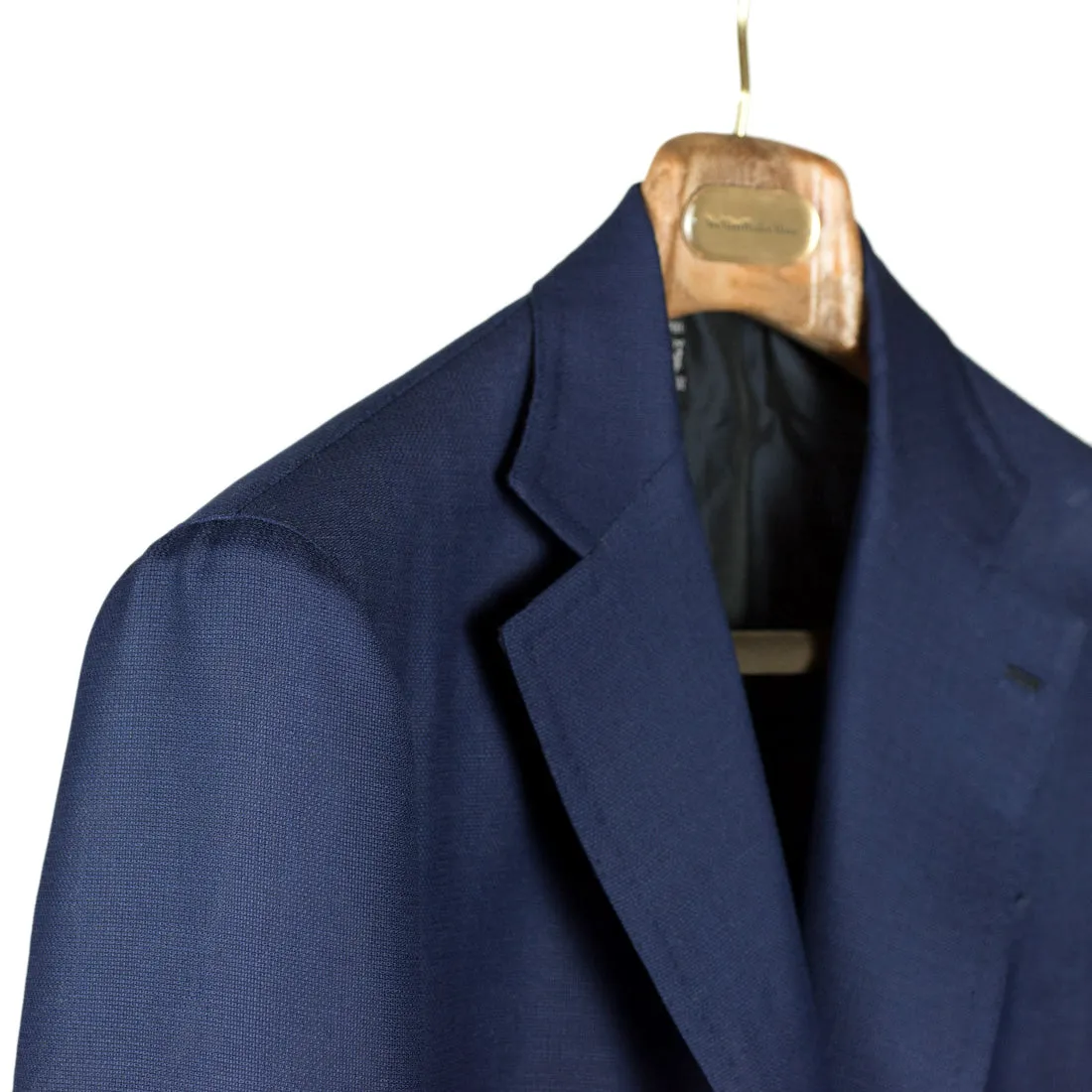 Navy mohair & wool blazer, 10/11 oz