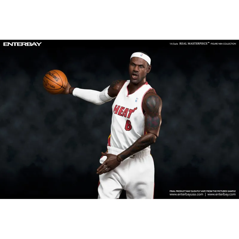 NBA Collection: Miami Heat LeBron James 1:6 Scale Real Masterpiece Figure