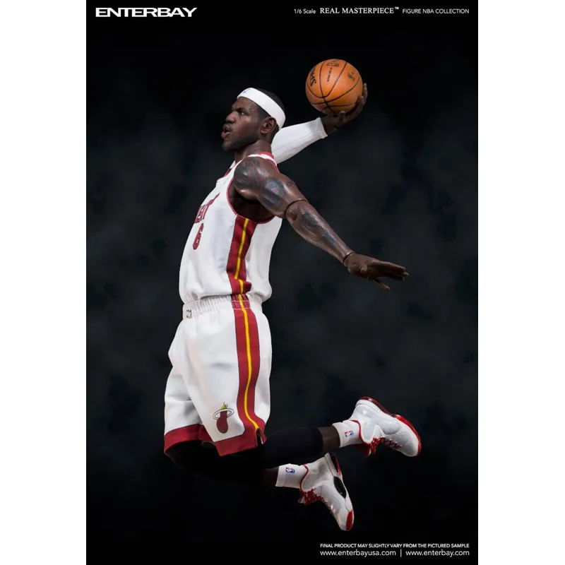 NBA Collection: Miami Heat LeBron James 1:6 Scale Real Masterpiece Figure