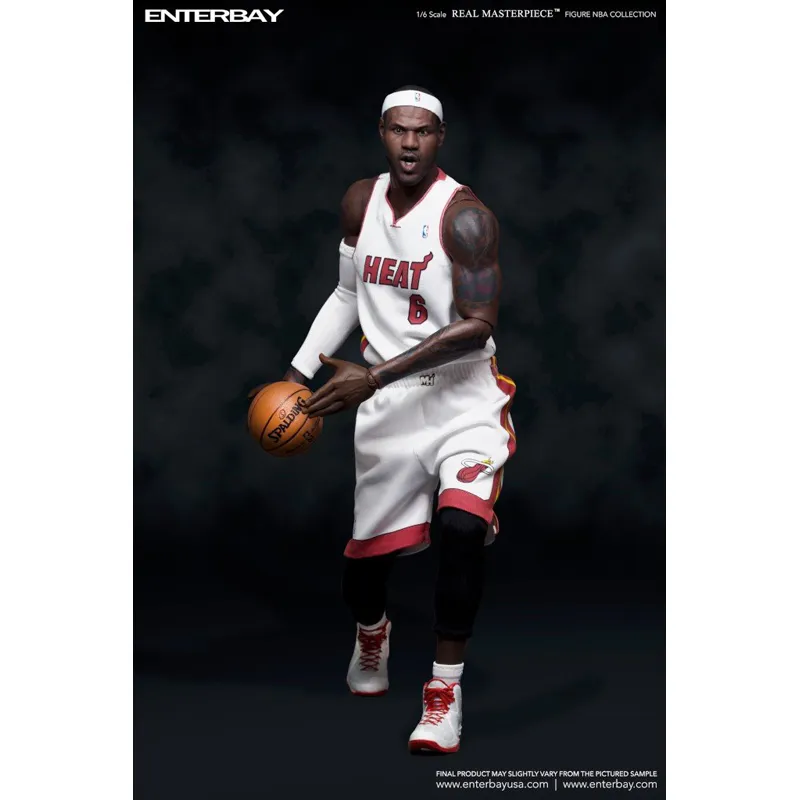 NBA Collection: Miami Heat LeBron James 1:6 Scale Real Masterpiece Figure