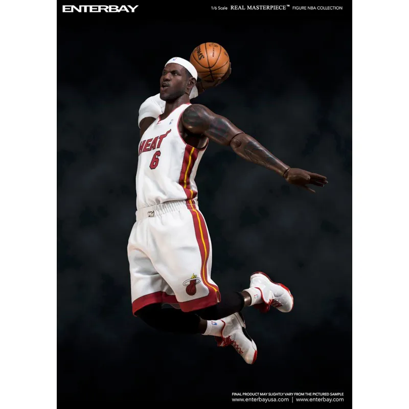 NBA Collection: Miami Heat LeBron James 1:6 Scale Real Masterpiece Figure