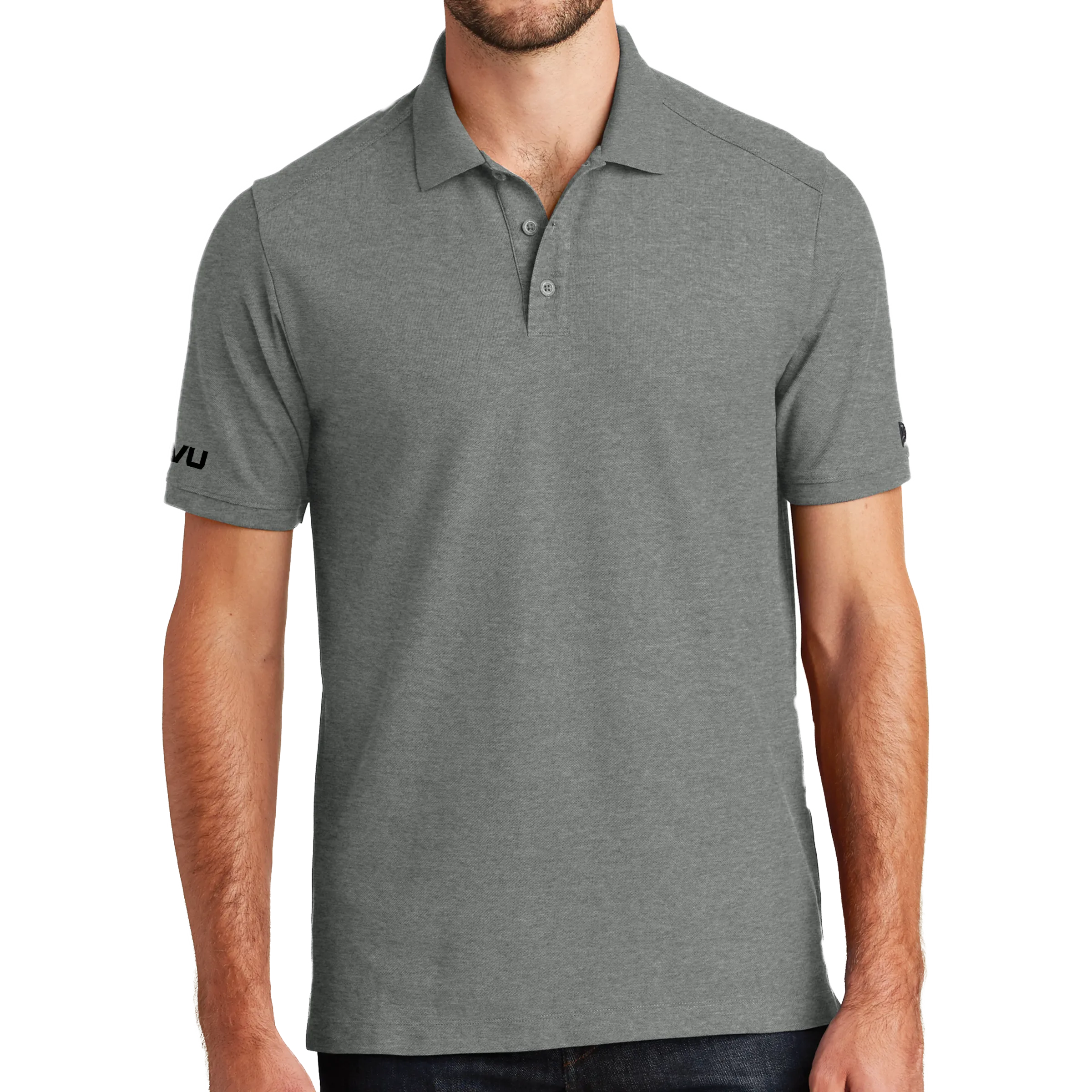 New Era Venue Home Plate Polo - Mono Emb