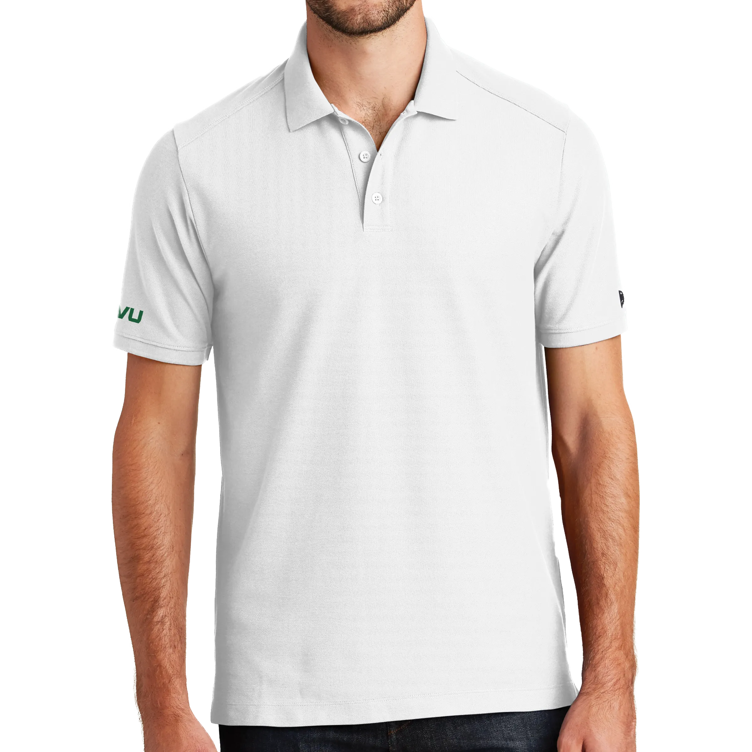 New Era Venue Home Plate Polo - Mono Emb