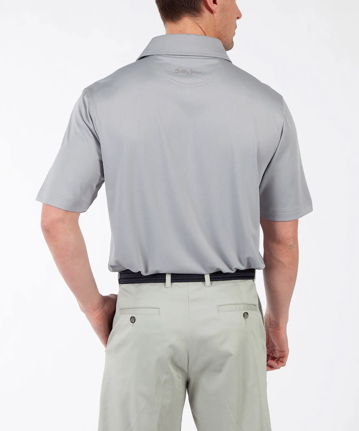 Performance Solid Jersey Short Sleeve Polo Shirt