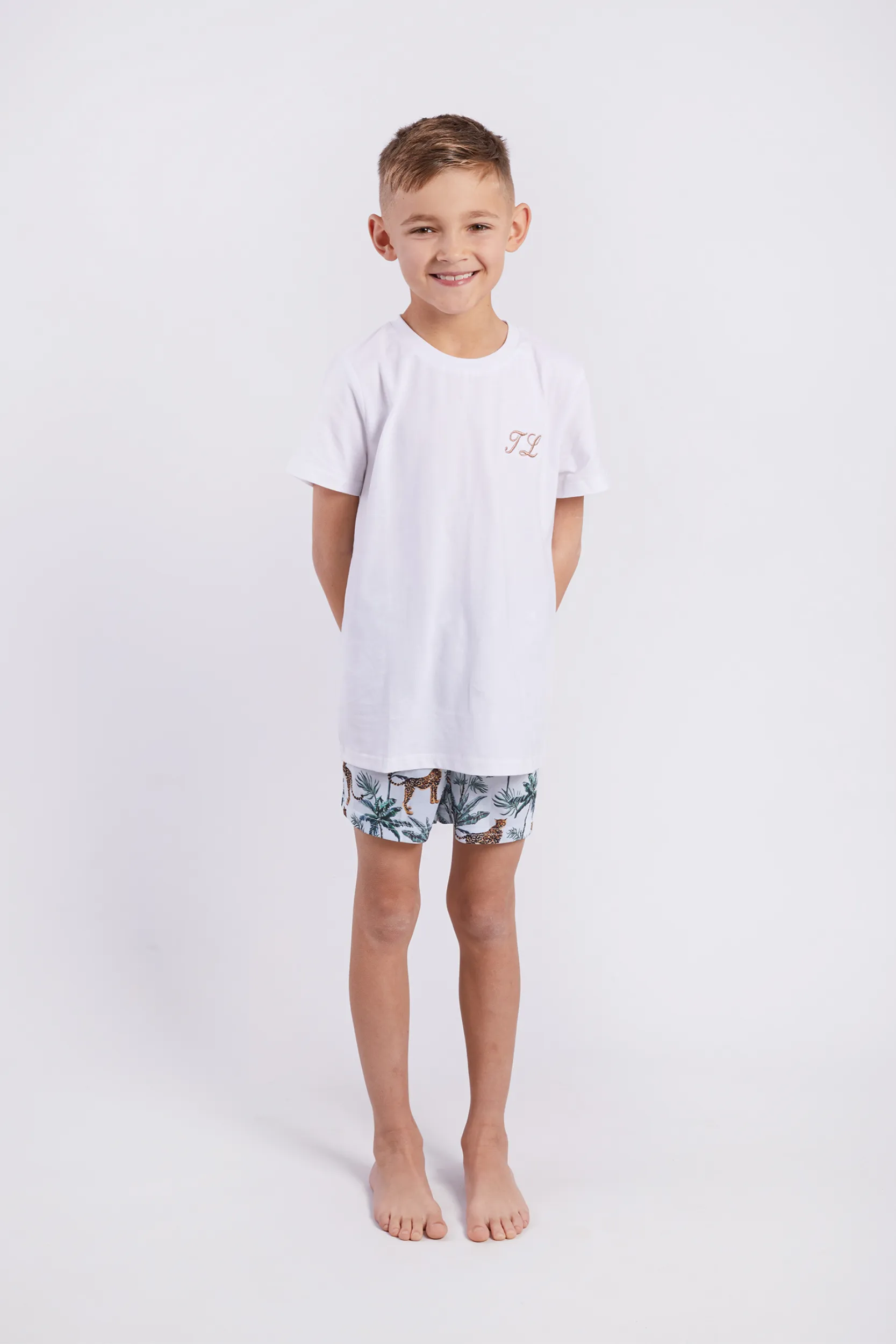 Personalised Boys Pyjama Set - Safari