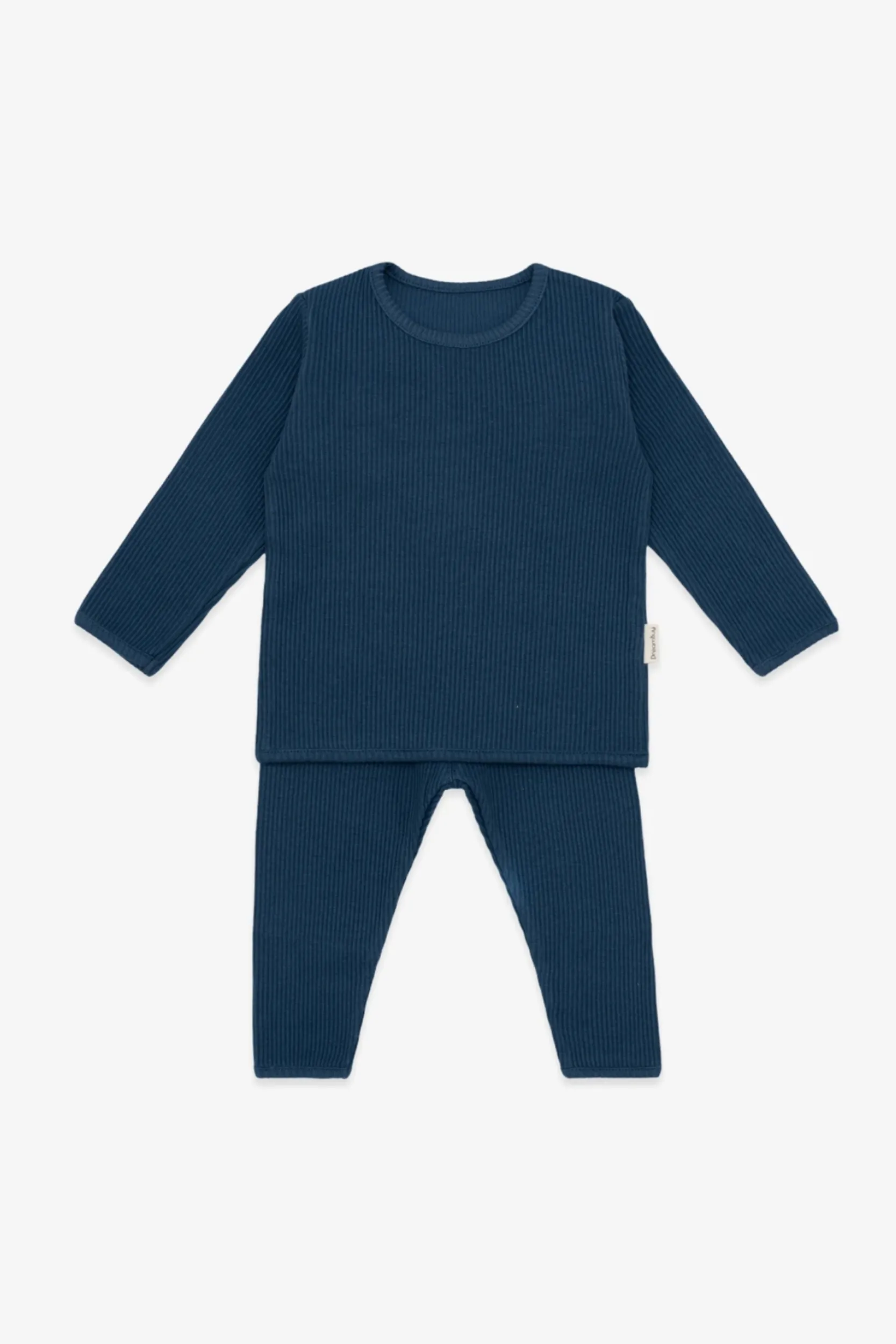 Personalised Children's Ribbed Set - Midnight Blue