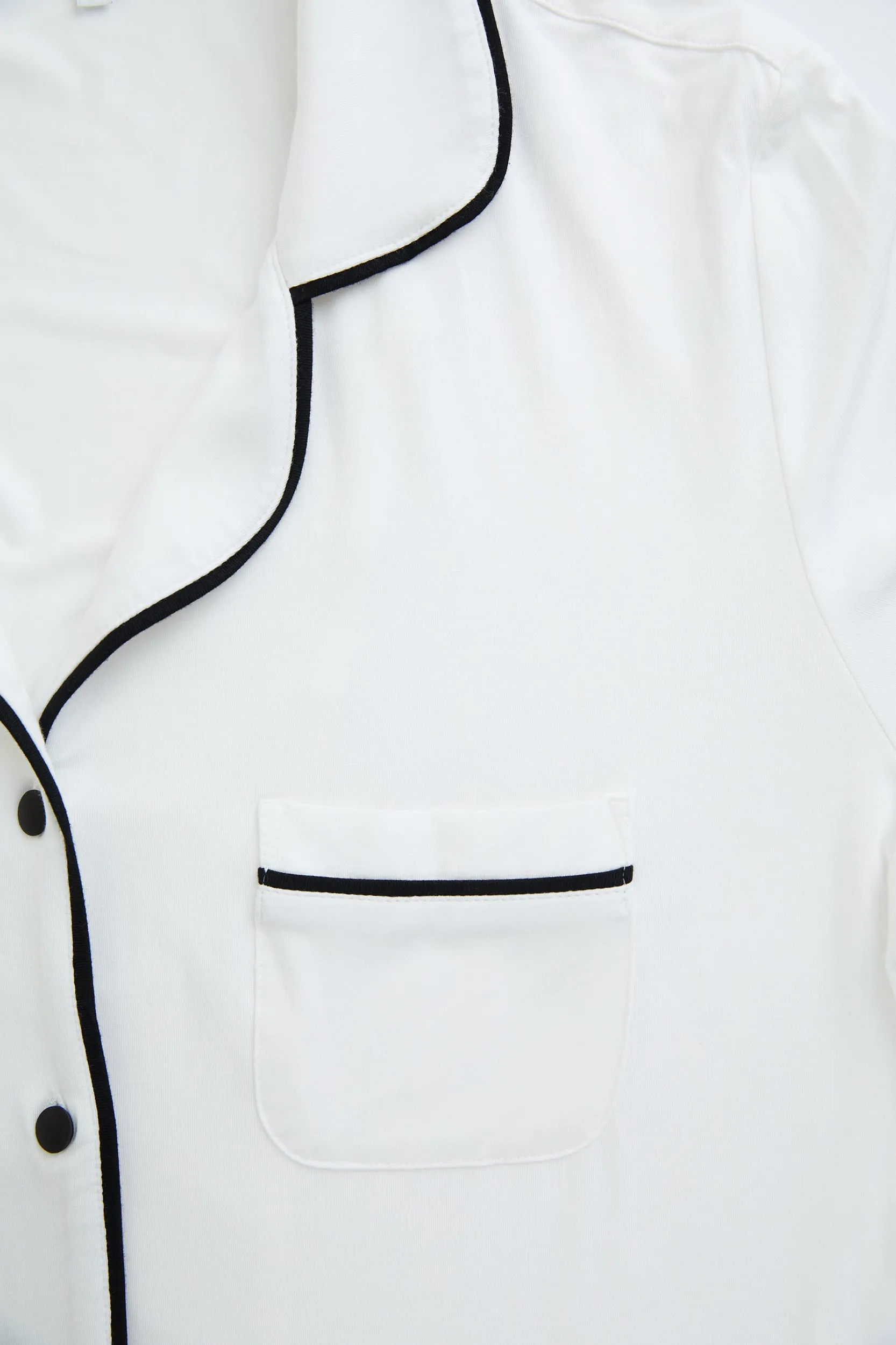 Personalised Jersey Night Shirt - White