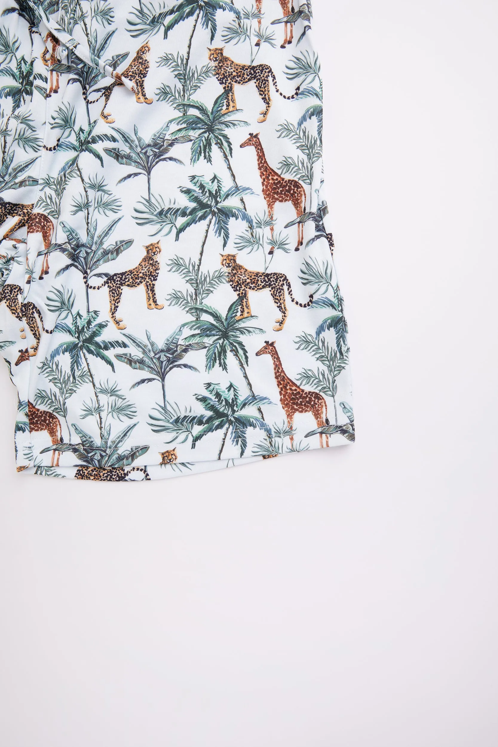 Personalised Mens Short Pyjama Set - Safari