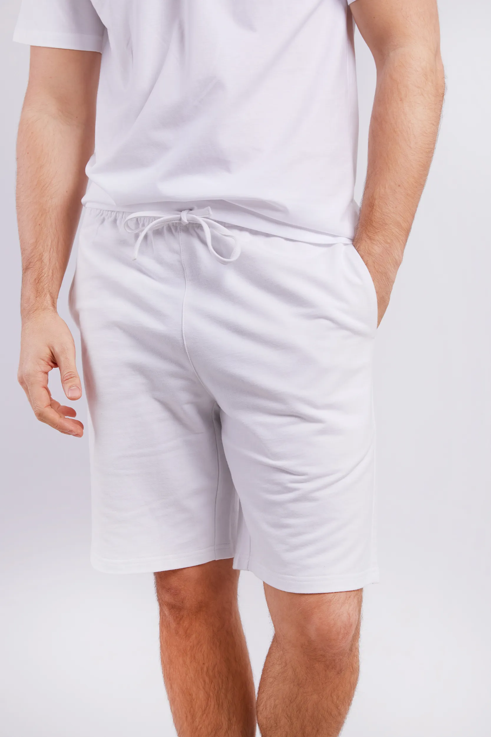 Personalised Mens Short Pyjama Set - White