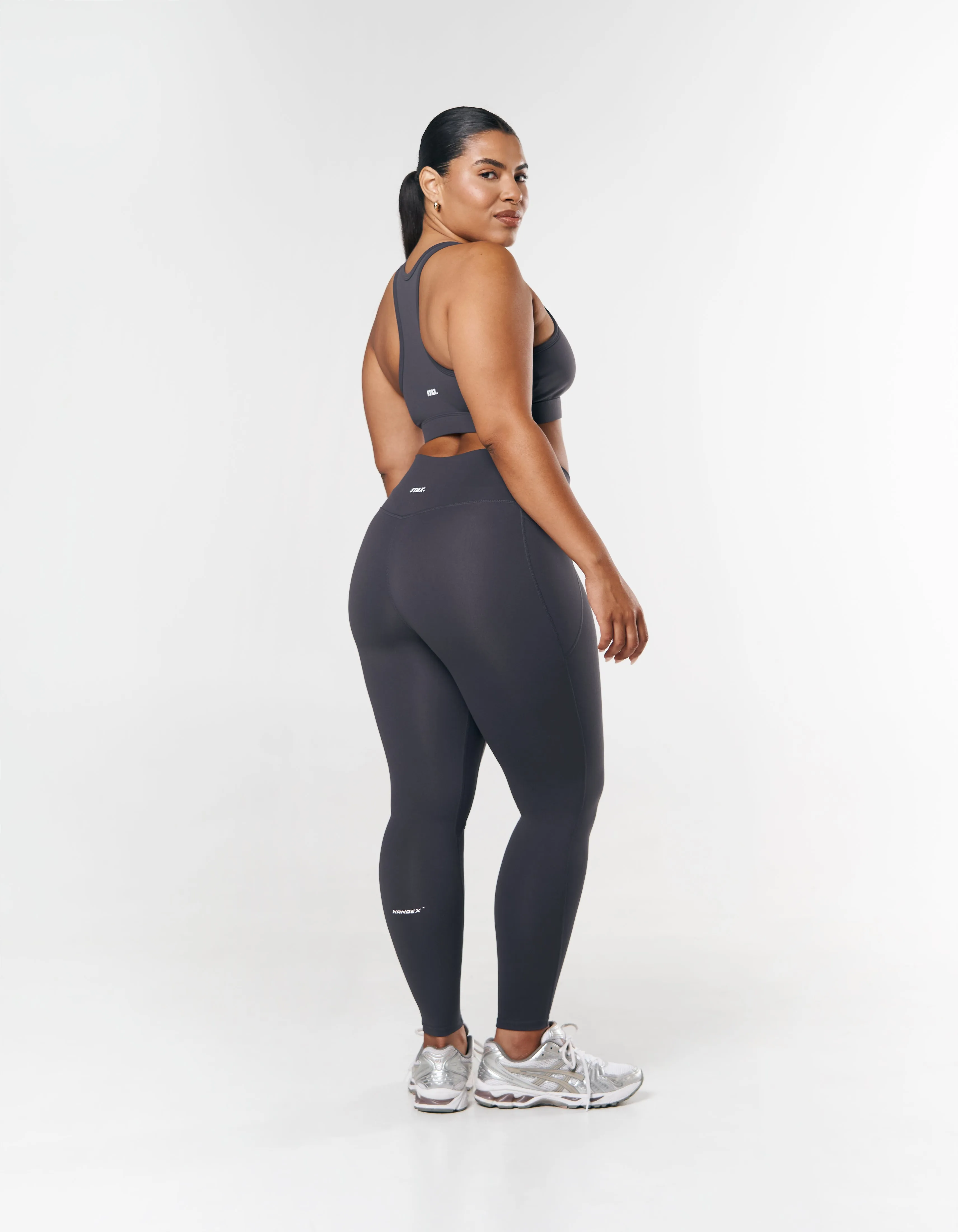 Phone Pocket Full Length Tights NANDEX ™ - Dark Grey