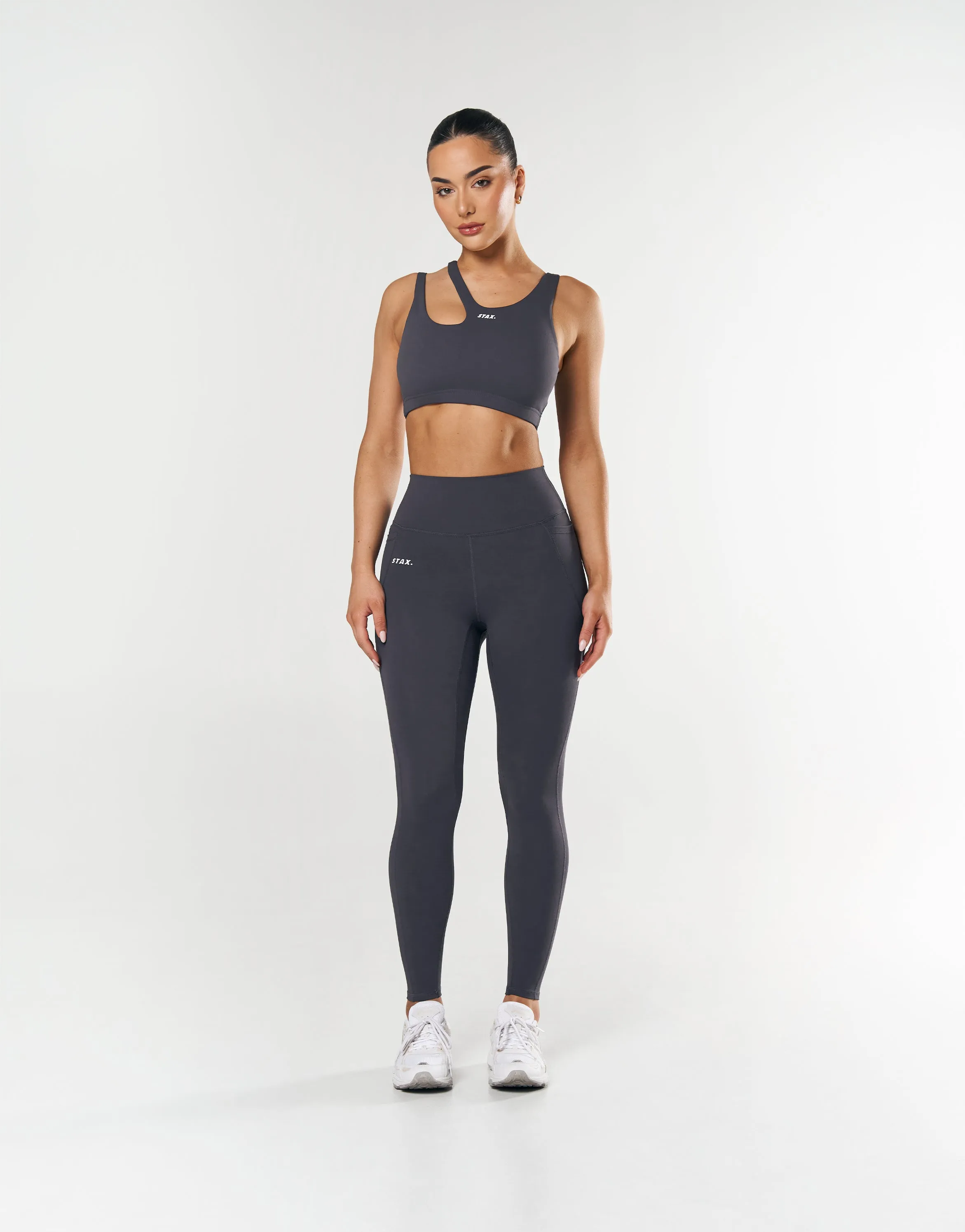 Phone Pocket Full Length Tights NANDEX ™ - Dark Grey