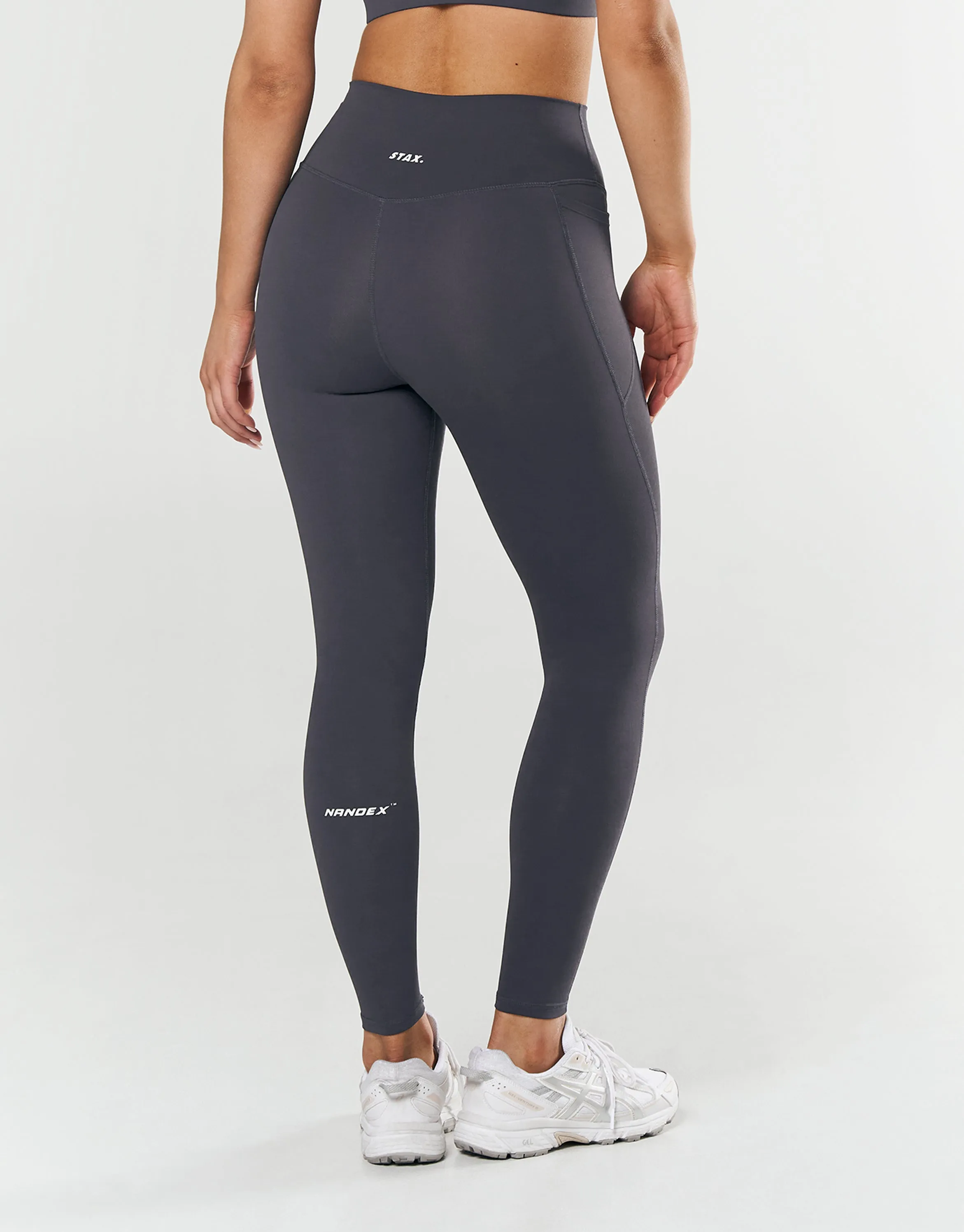 Phone Pocket Full Length Tights NANDEX ™ - Dark Grey
