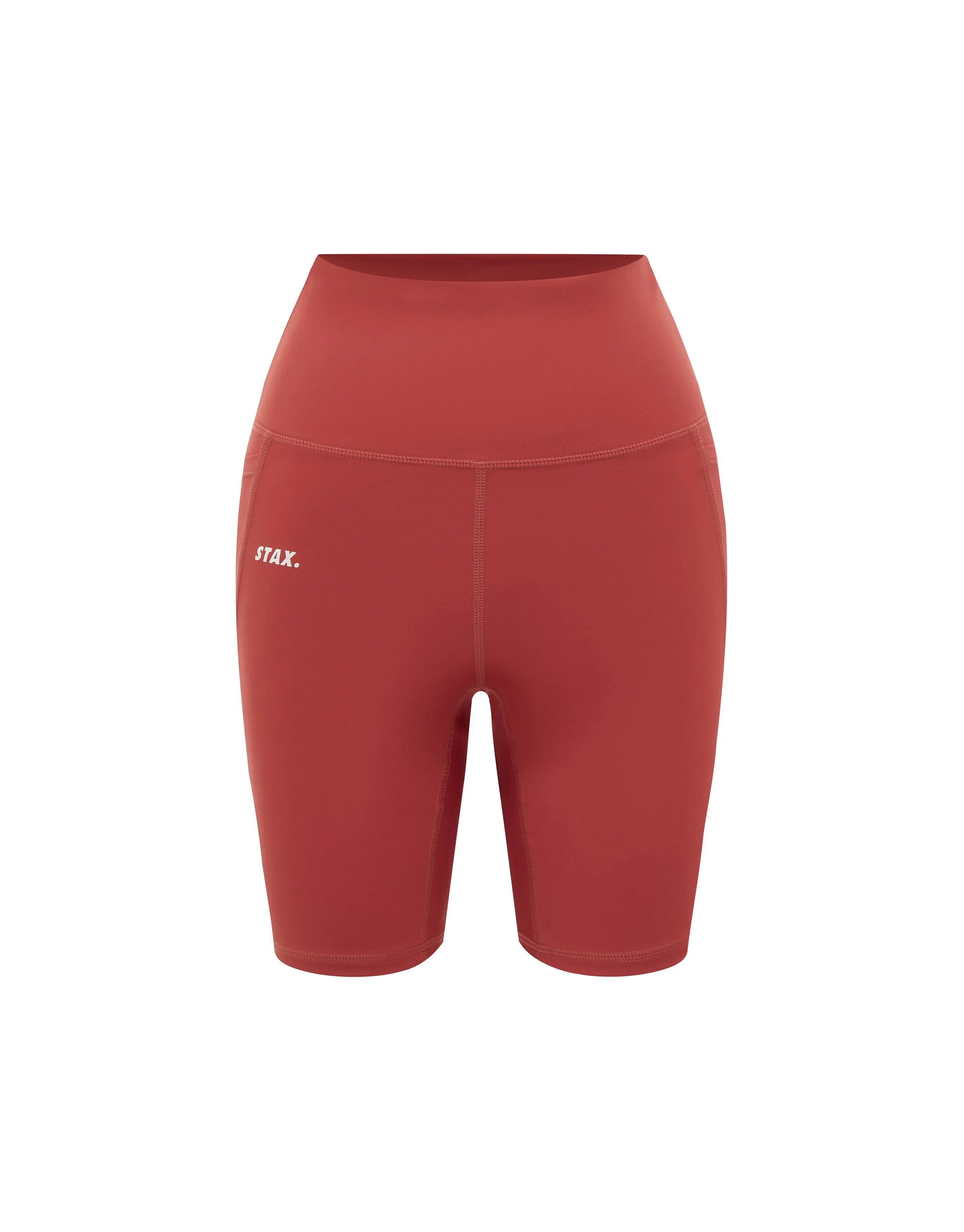 Phone Pocket Midi Bike Shorts NANDEX ™ - Mahogany