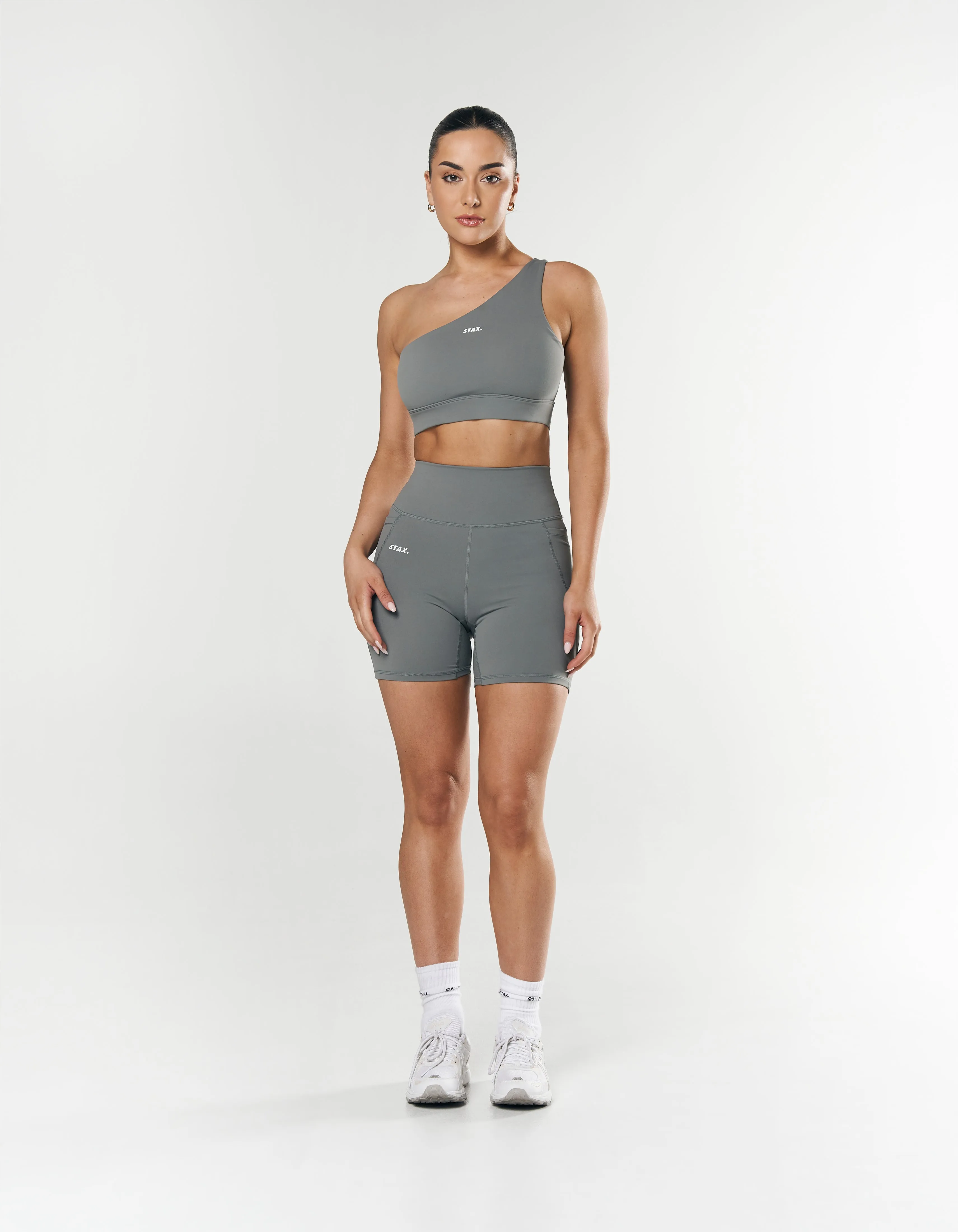 Phone Pocket Midi Bike Shorts NANDEX ™ - Thyme