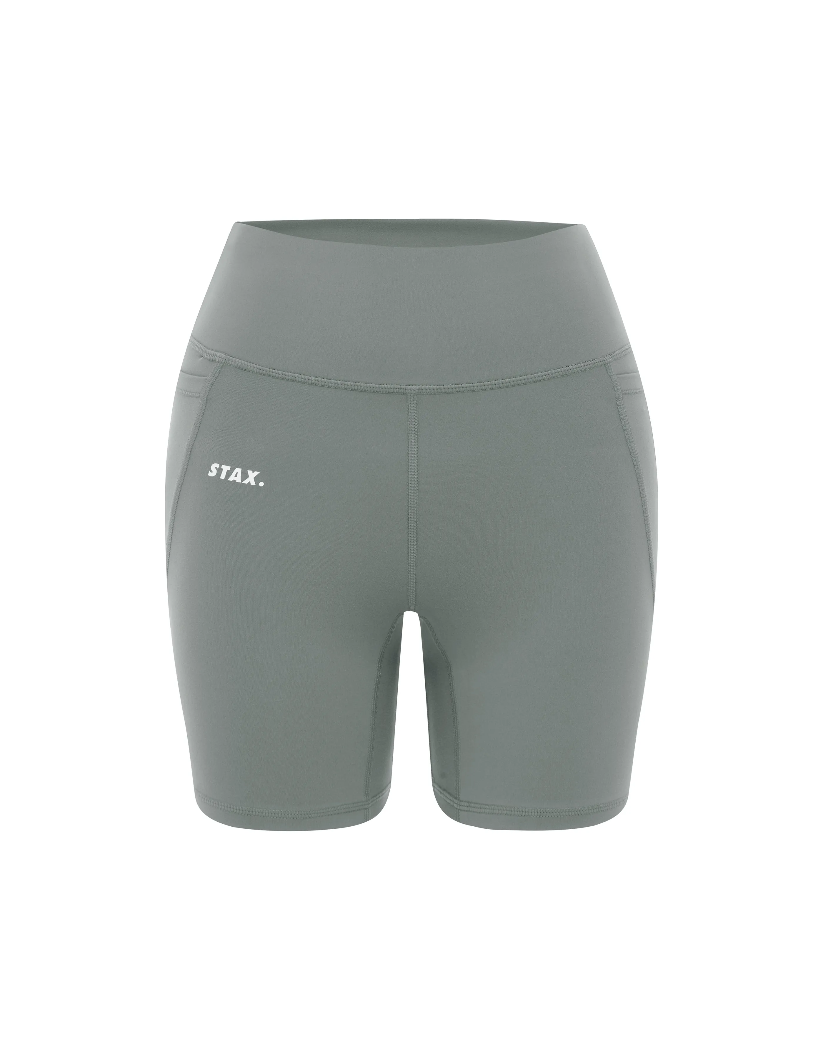 Phone Pocket Midi Bike Shorts NANDEX ™ - Thyme