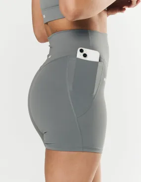 Phone Pocket Midi Bike Shorts NANDEX ™ - Thyme