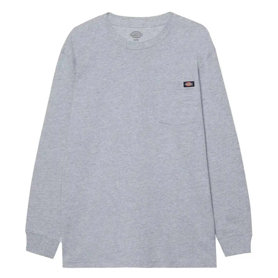 Pocket L/S T-Shirt - Charcoal by Dickies