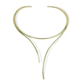 Pre Order:  Handmade Metal Bar Collar Necklace