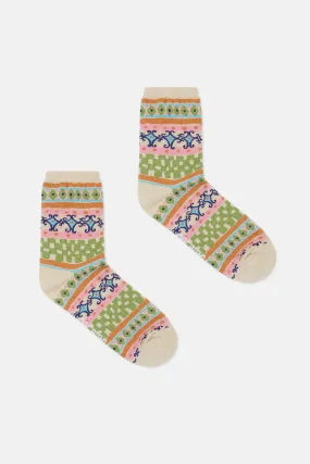 Stained Glass Paid Socks