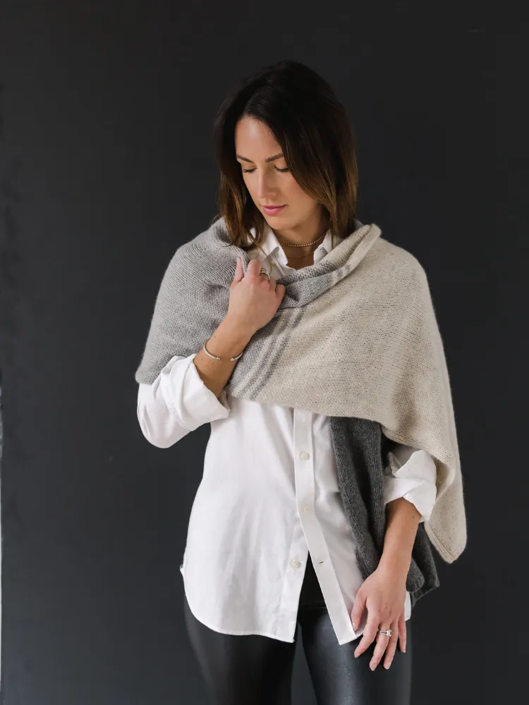Tritone Shawl