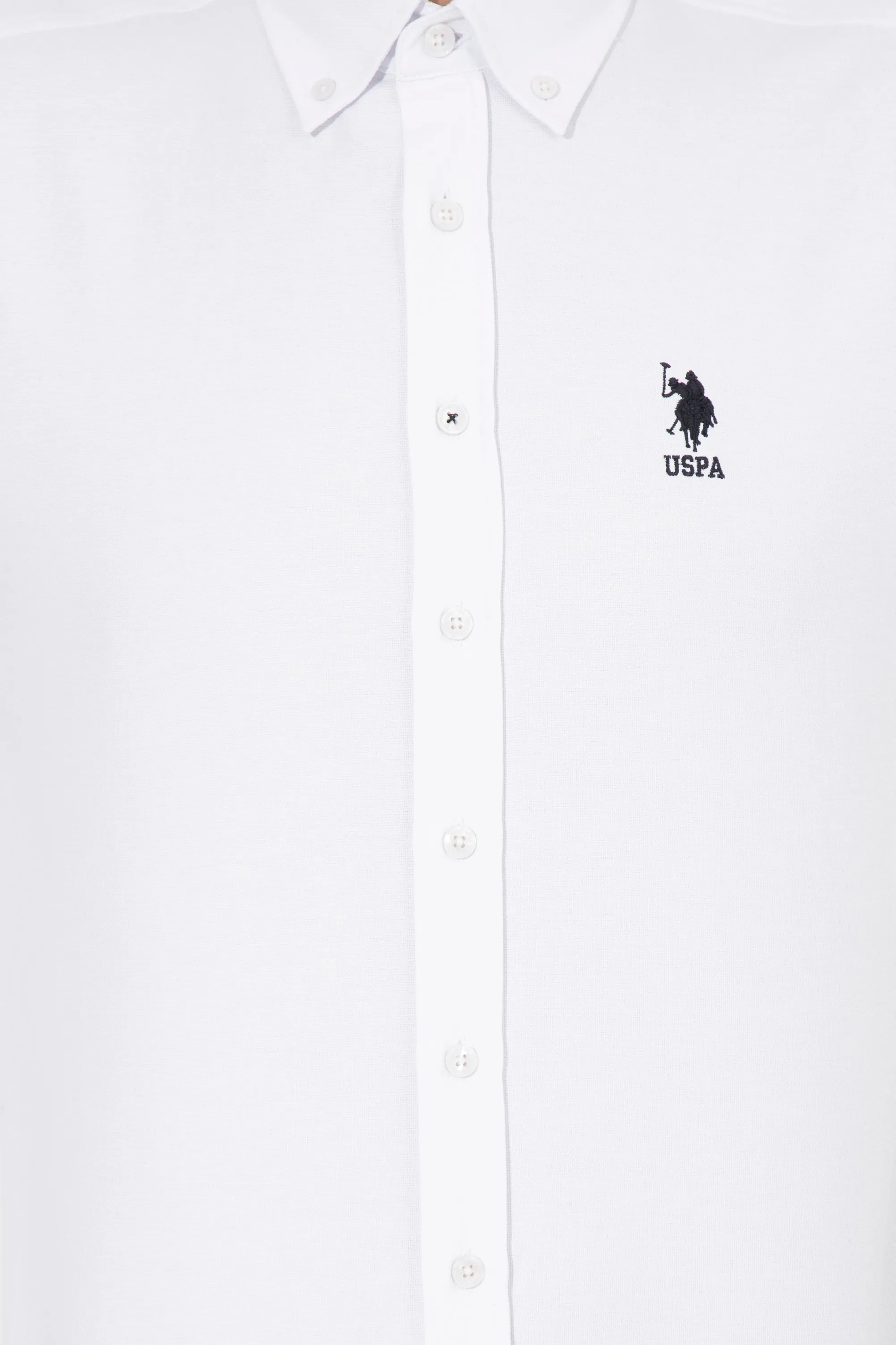 US Polo Assn. Men Shirt Slim White VR013 USPSH291 USPA