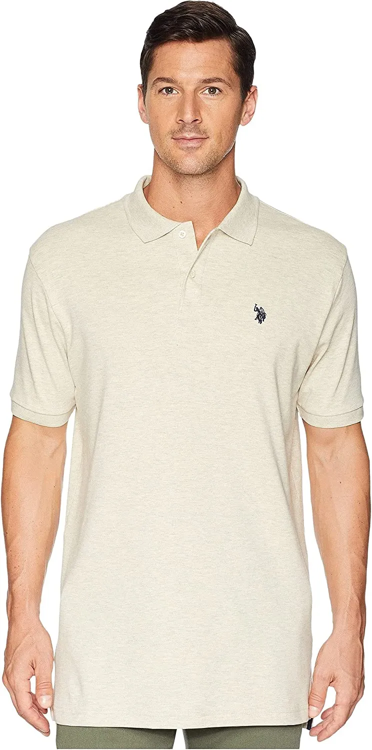 U.S. Polo Assn. Men's Solid Interlock Polo Shirt