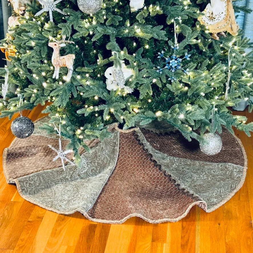 Vintage Christmas Tree Skirt