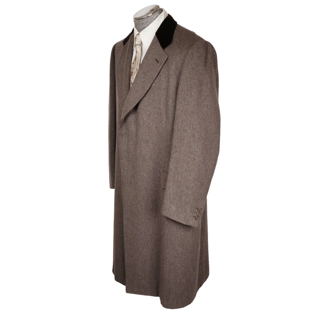 Vintage Gieves &amp; Hawkes Savile Row Wool Chesterfield Overcoat Chester Barrie 44