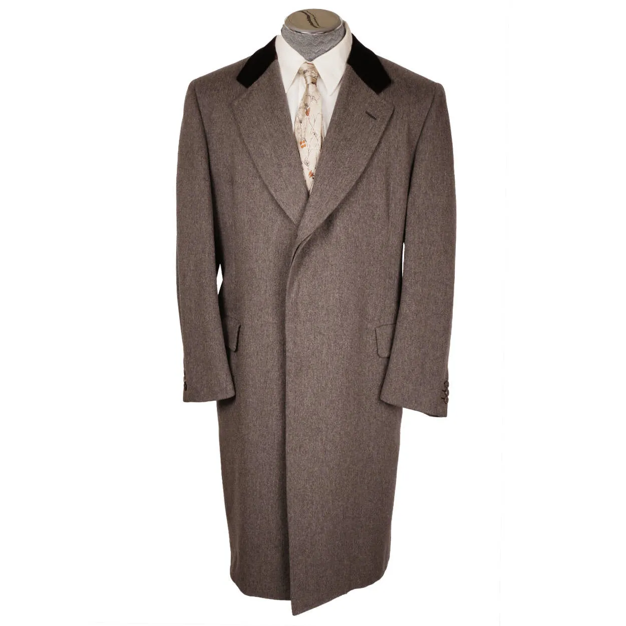 Vintage Gieves &amp; Hawkes Savile Row Wool Chesterfield Overcoat Chester Barrie 44