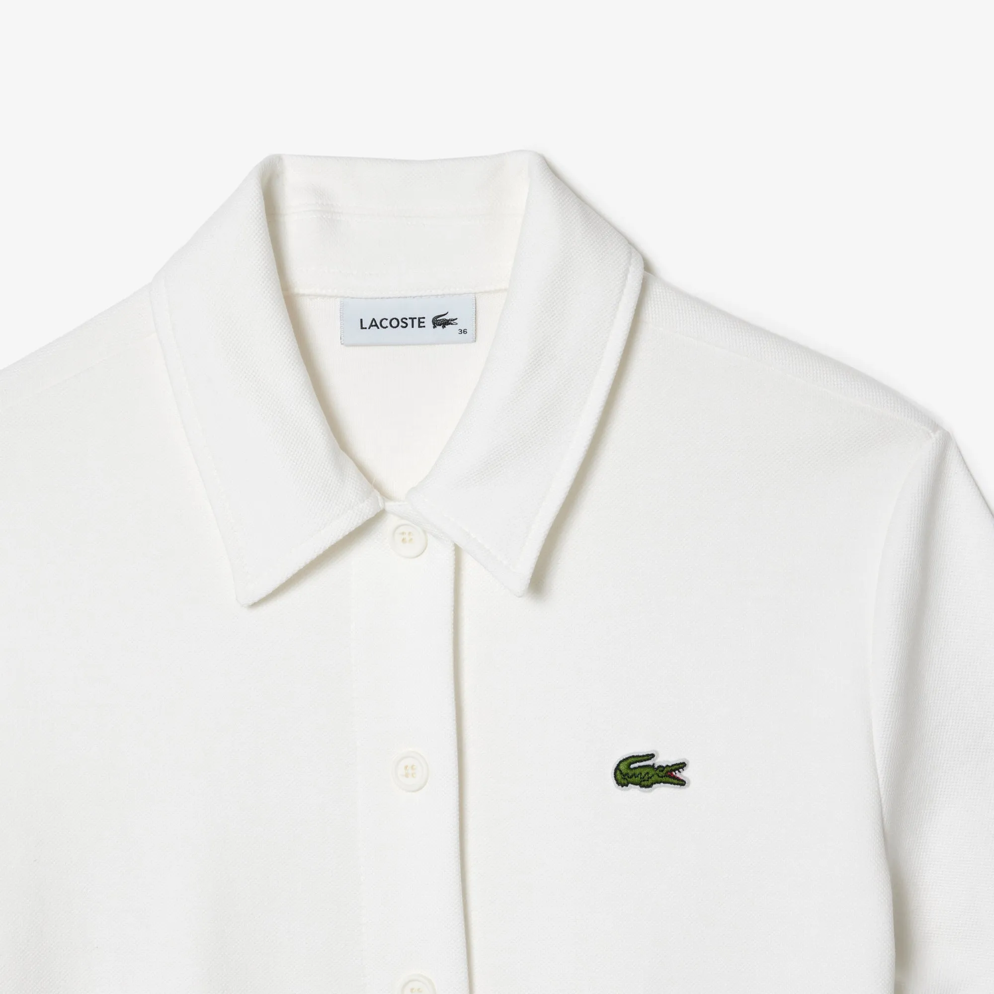 Women’s Lacoste Organic Cotton Buttoned Polo Dress