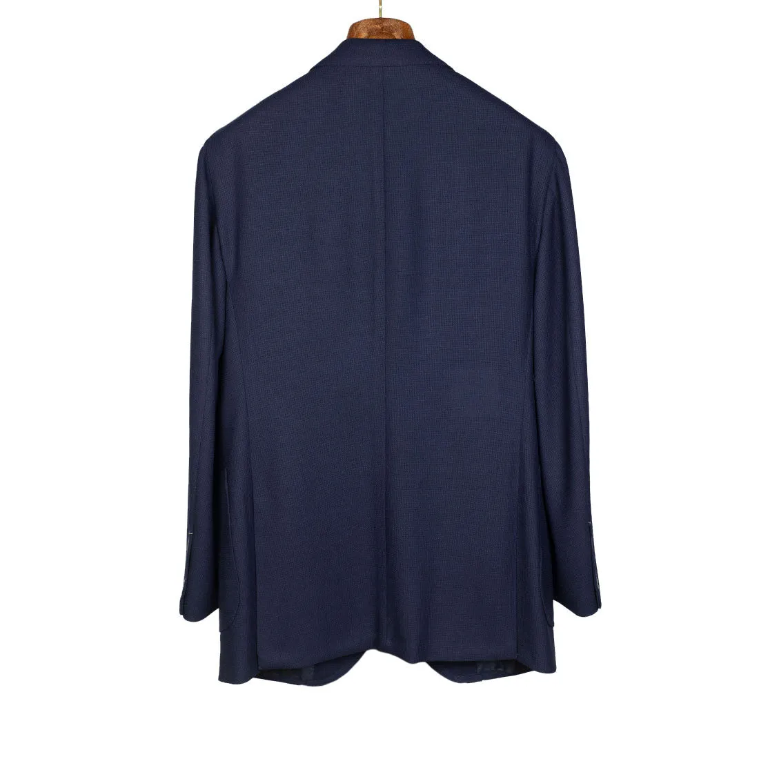 x Sartoria Carrara: Navy sport coat in Minnis Mock Leno 10/11oz