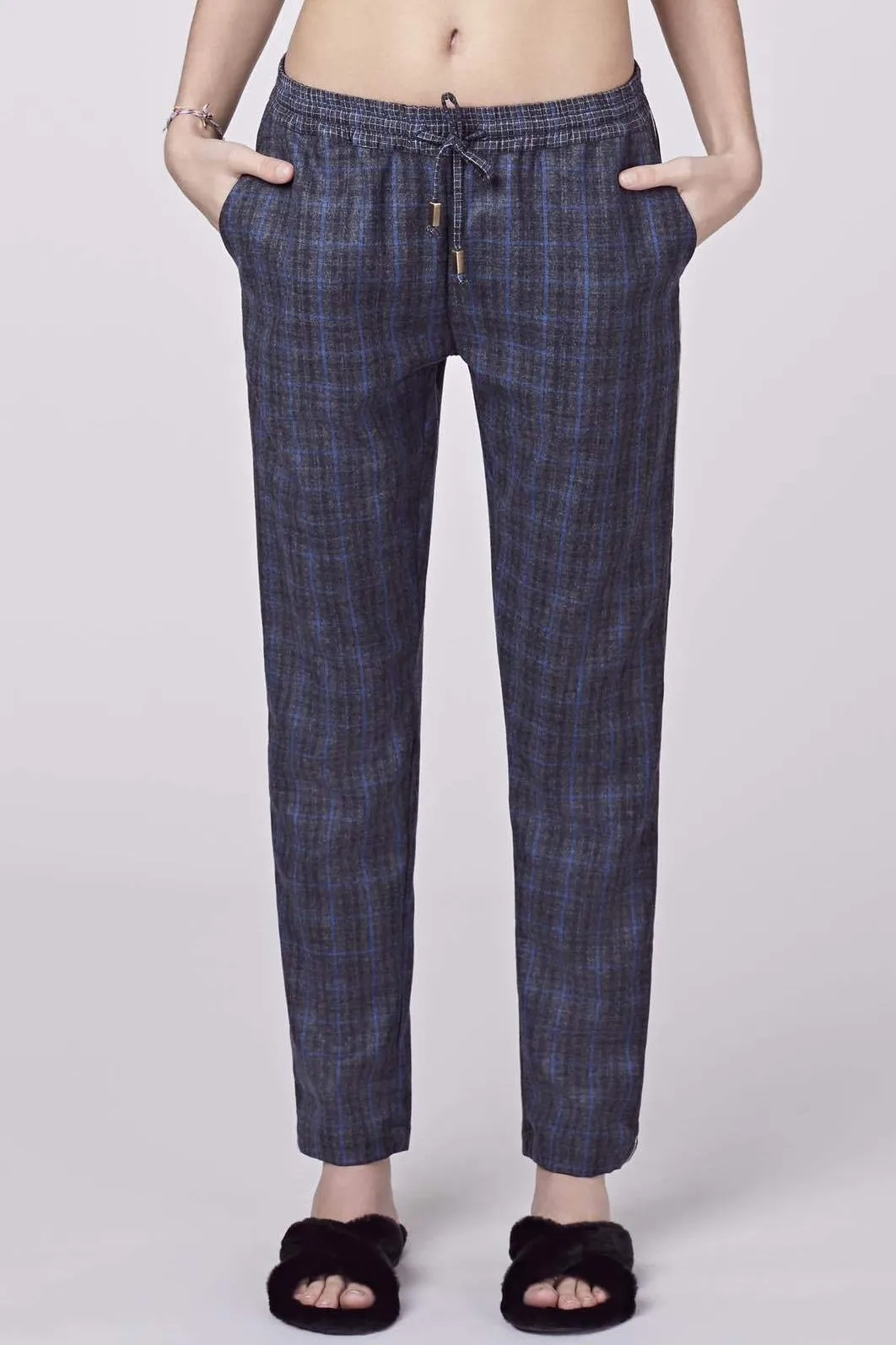 ZAC TARTAN WOOL TROUSERS - Archive
